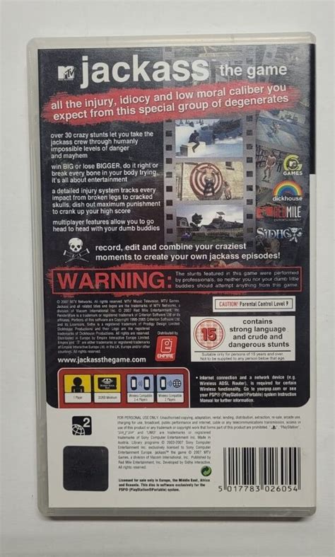 Jackass: The Game (Sony PSP, 2007) .